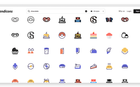 世界顶级免费图标下载基地（BlendIcons）