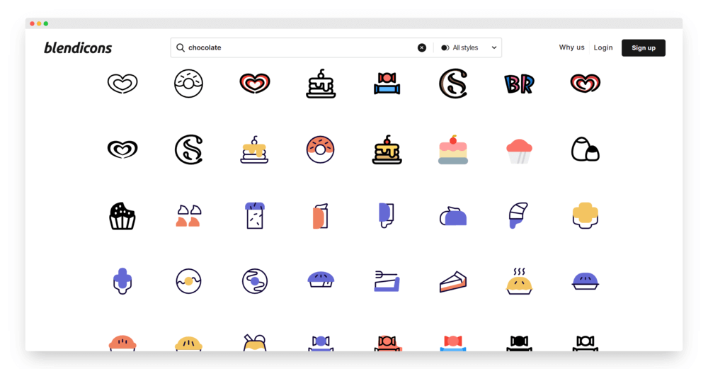 世界顶级免费图标下载基地（BlendIcons）
