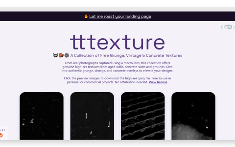 超真实质感免费纹理素材下载（tttexture）