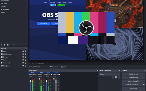 网址推荐：OBS Studio（obsproject.com）—— 免费开源的直播推流与屏幕录制神器